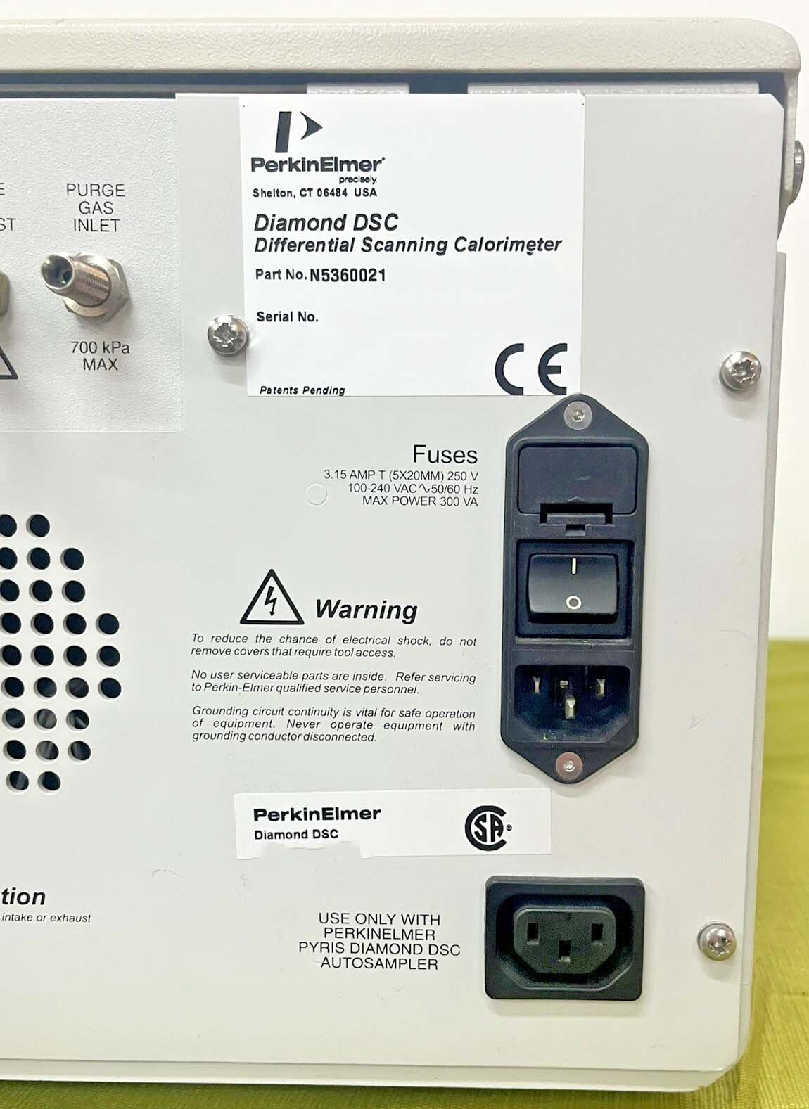 圖為 已使用的 PERKIN ELMER DSC Diamond 待售
