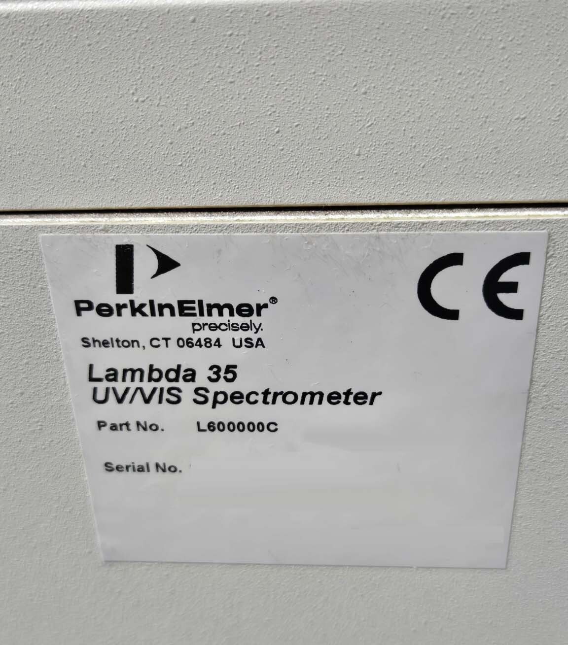 Photo Used PERKIN ELMER Lambda 35 For Sale