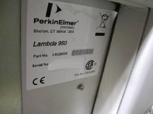 Photo Used PERKIN ELMER Lambda 950 For Sale