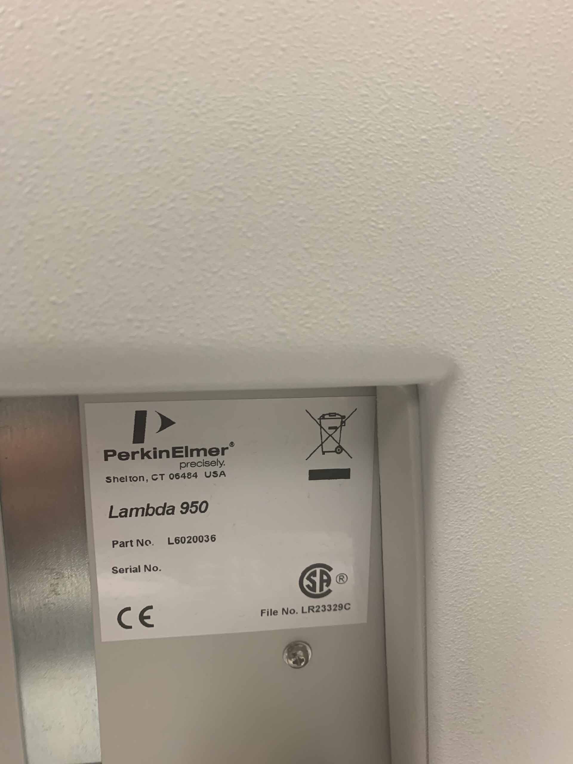 사진 사용됨 PERKIN ELMER Lambda 950 판매용