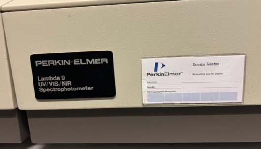 사진 사용됨 PERKIN ELMER Lambda 9 판매용