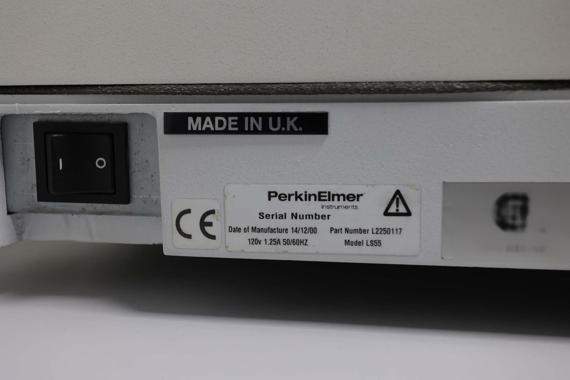 사진 사용됨 PERKIN ELMER LS-55 판매용