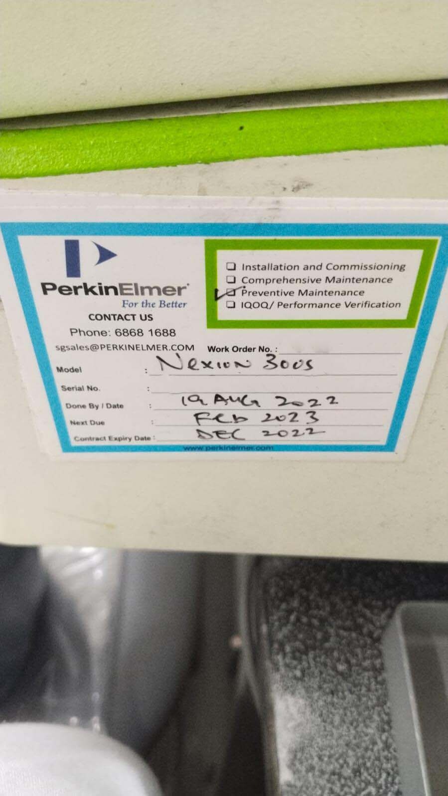 Photo Utilisé PERKIN ELMER NexION 300s À vendre