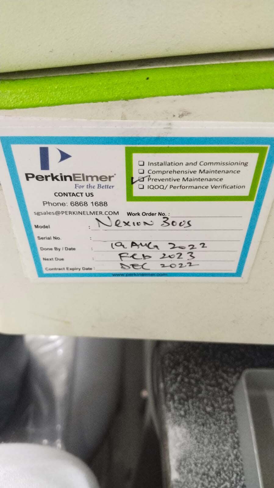 Photo Utilisé PERKIN ELMER NexION 300s À vendre