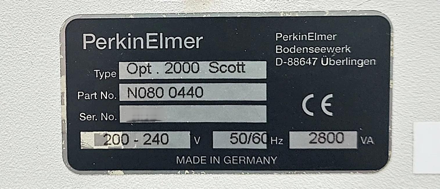 图为 已使用的 PERKIN ELMER Optima 2000 DV 待售