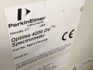 Photo Utilisé PERKIN ELMER Optima 4200DV À vendre