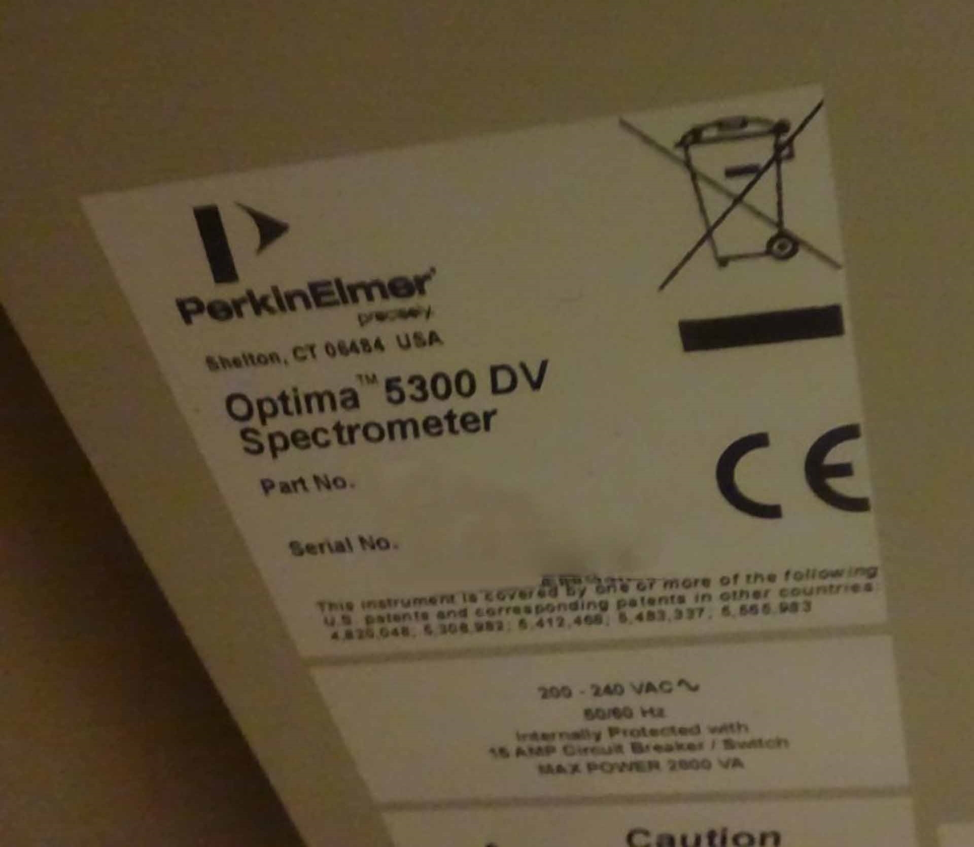 사진 사용됨 PERKIN ELMER Optima 5300DV 판매용