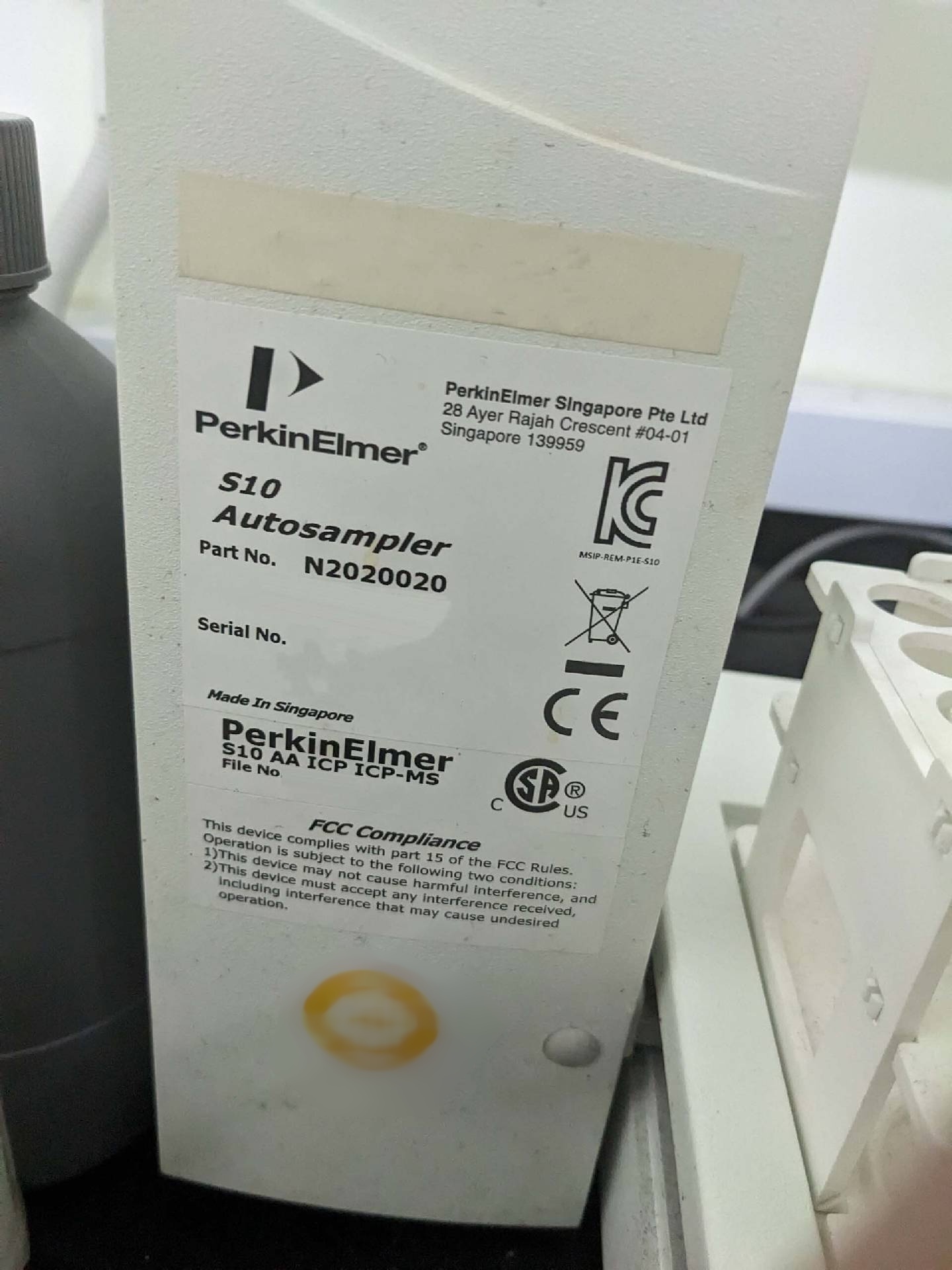 Foto Verwendet PERKIN ELMER Optima 7300 DV Zum Verkauf