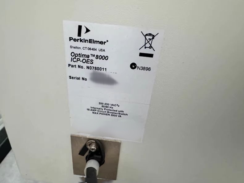 Photo Used PERKIN ELMER Optima 8000 For Sale