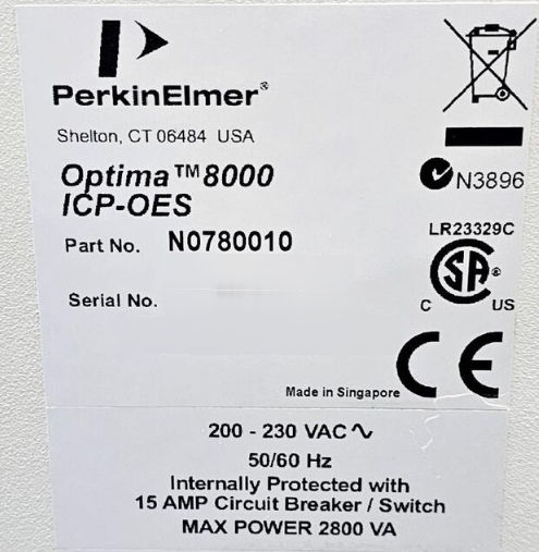 Photo Used PERKIN ELMER Optima 8000 For Sale