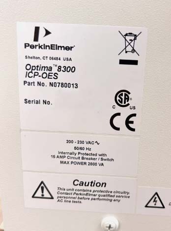 사진 사용됨 PERKIN ELMER Optima 8300 판매용