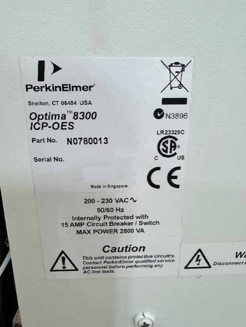 Photo Utilisé PERKIN ELMER Optima 8300 À vendre