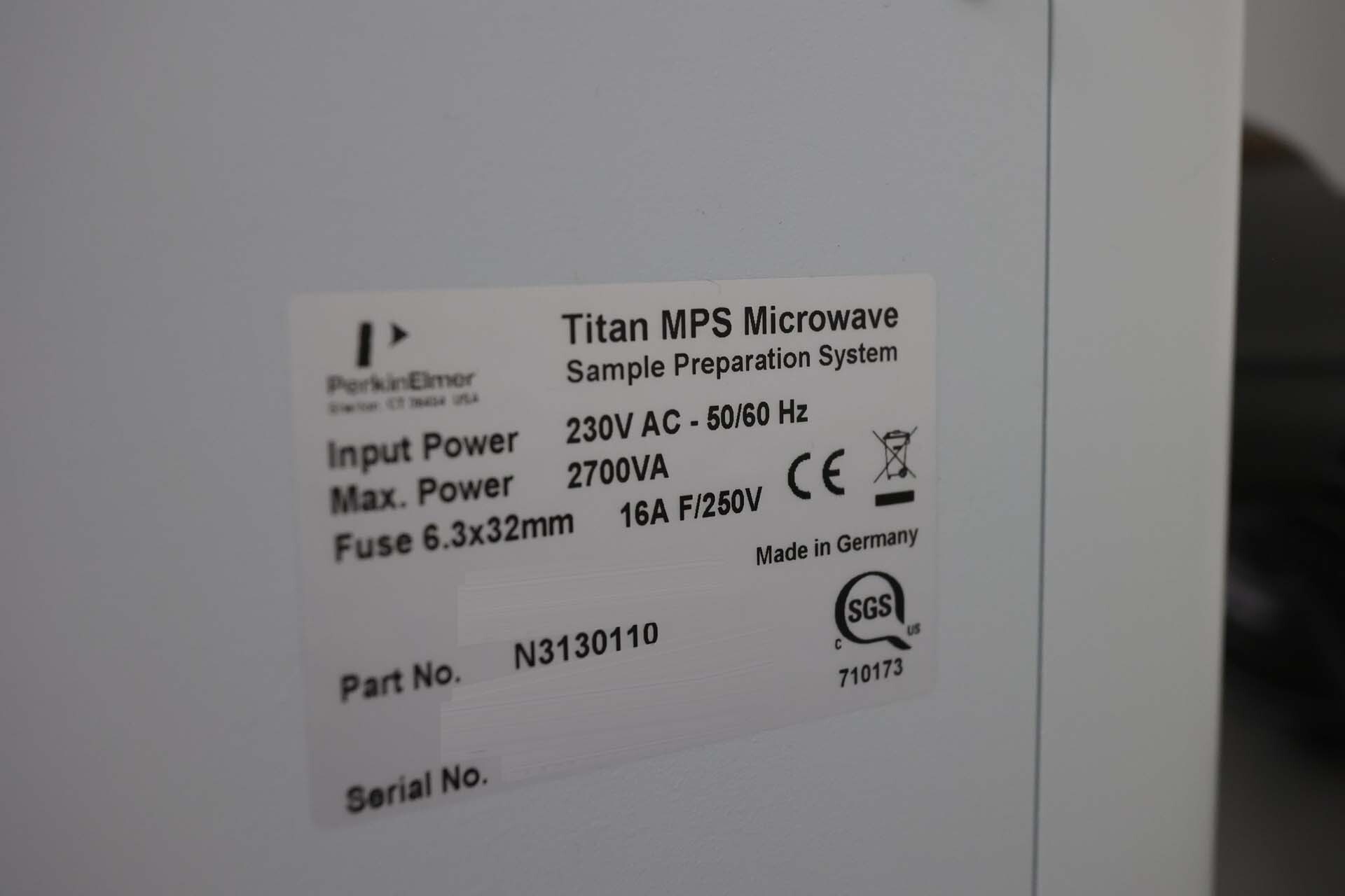 사진 사용됨 PERKIN ELMER Titan MPS 판매용