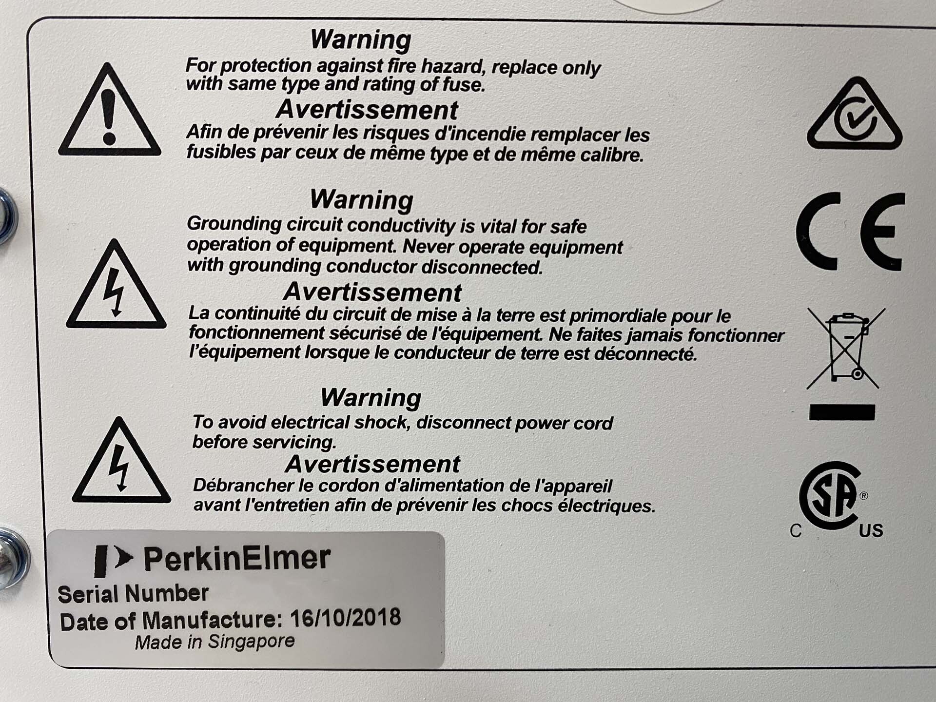 사진 사용됨 PERKIN ELMER TurboMatrix 350 판매용