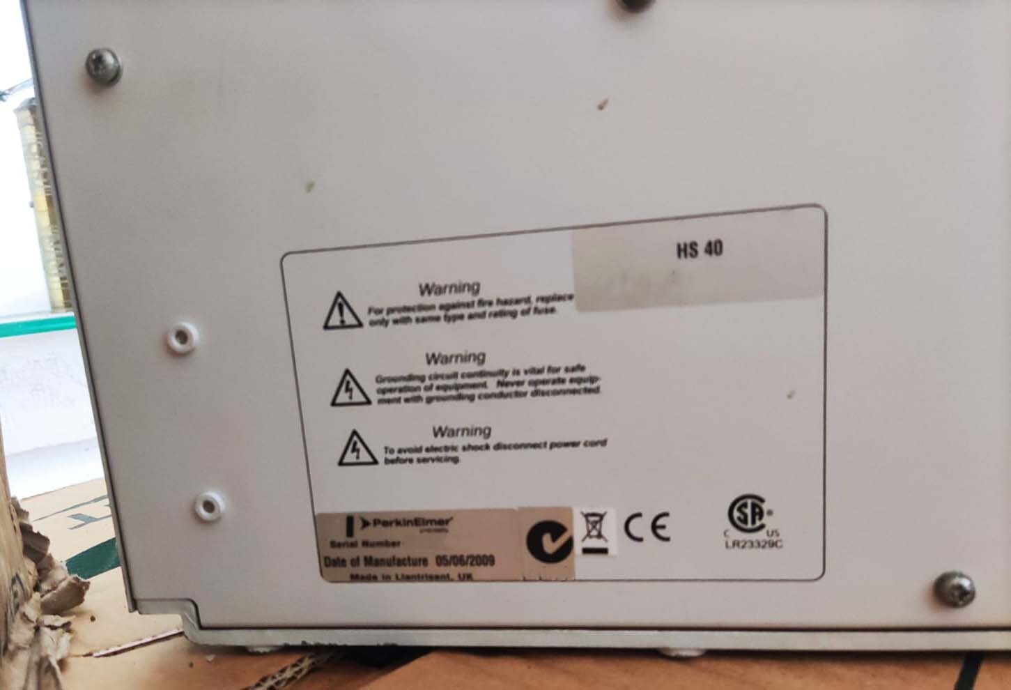 Photo Used PERKIN ELMER TurboMatrix 40 For Sale