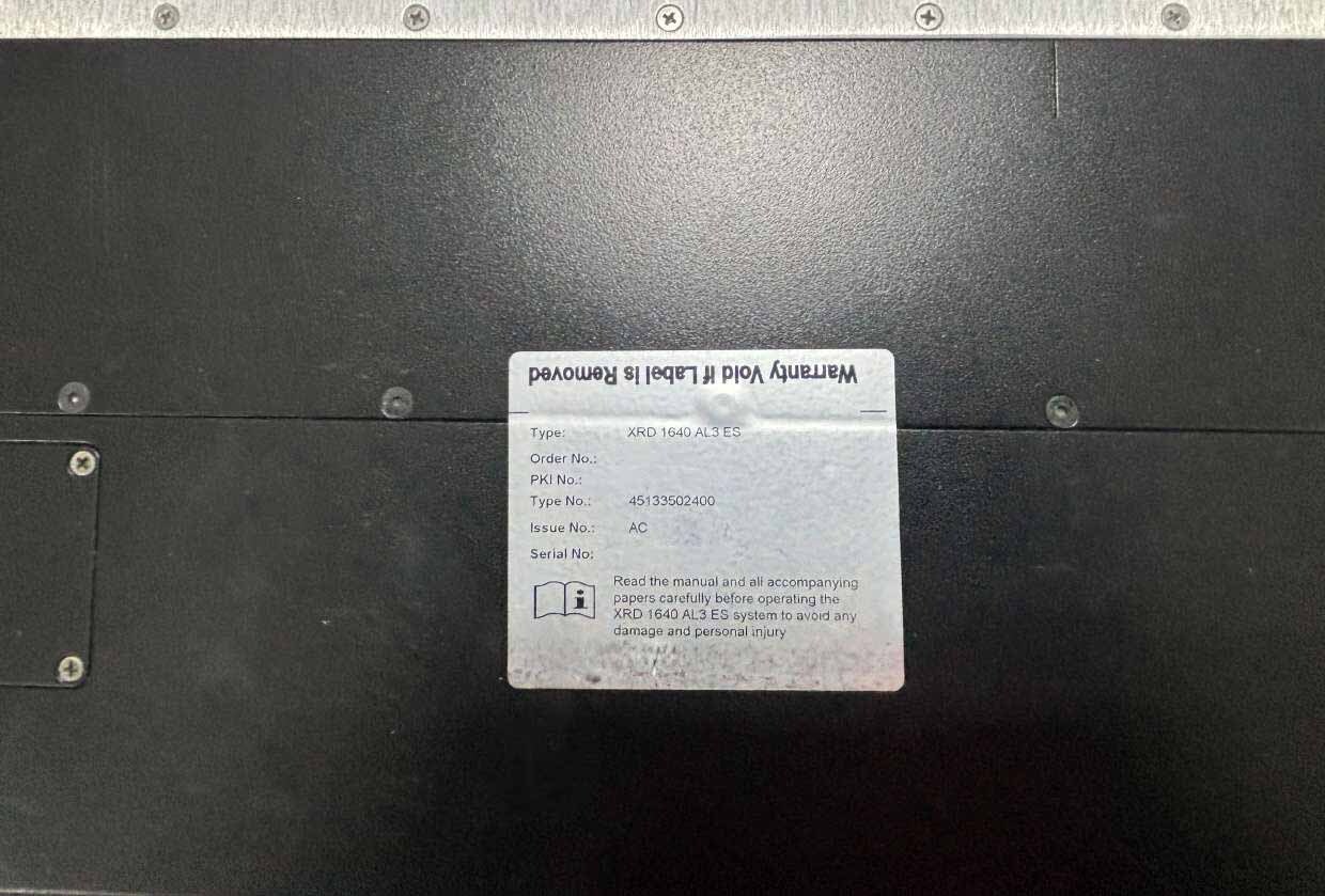 Foto Verwendet PERKIN ELMER XRD 1640 AL3 ES Zum Verkauf