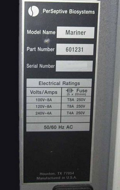 사진 사용됨 PERSEPTIVE BIOSYSTEMS Mariner 판매용