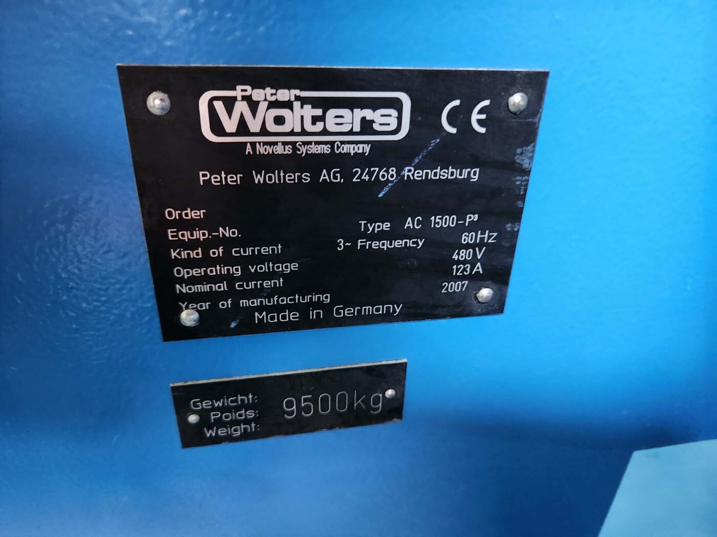 PETER WOLTERS / LAPMASTER MicroLine AC 1500-P3 Photo Used PETER WOLTERS / LAPMASTER MicroLine AC 1500-P3 For Sale