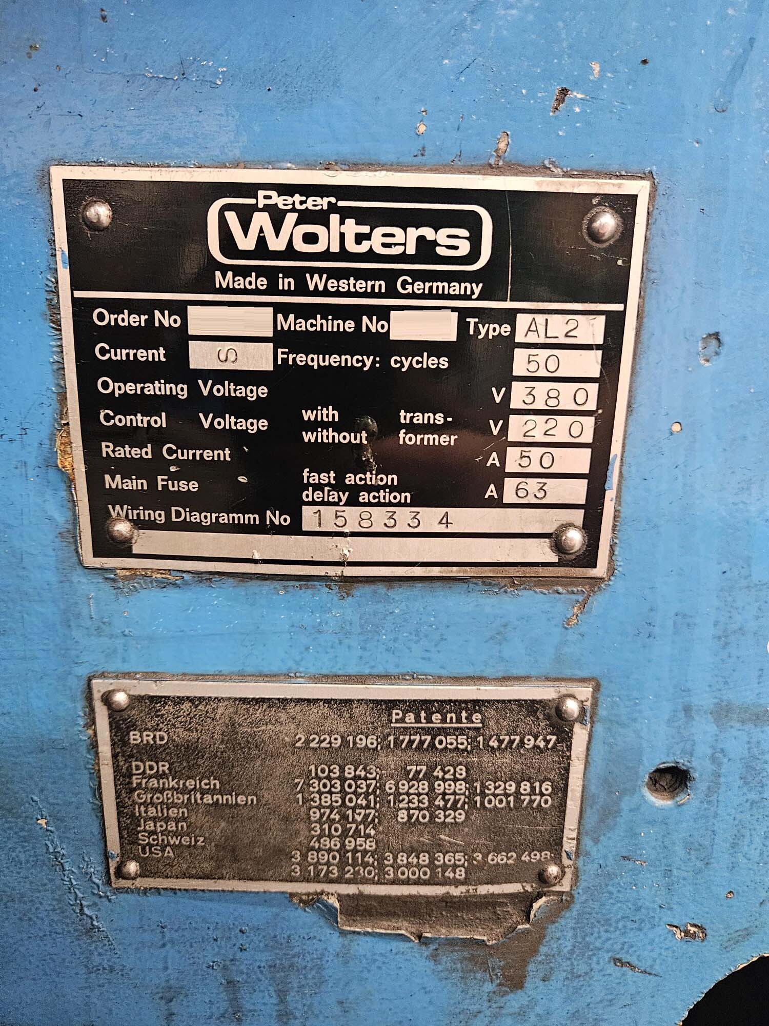 Photo Utilisé PETER WOLTERS AL2 À vendre