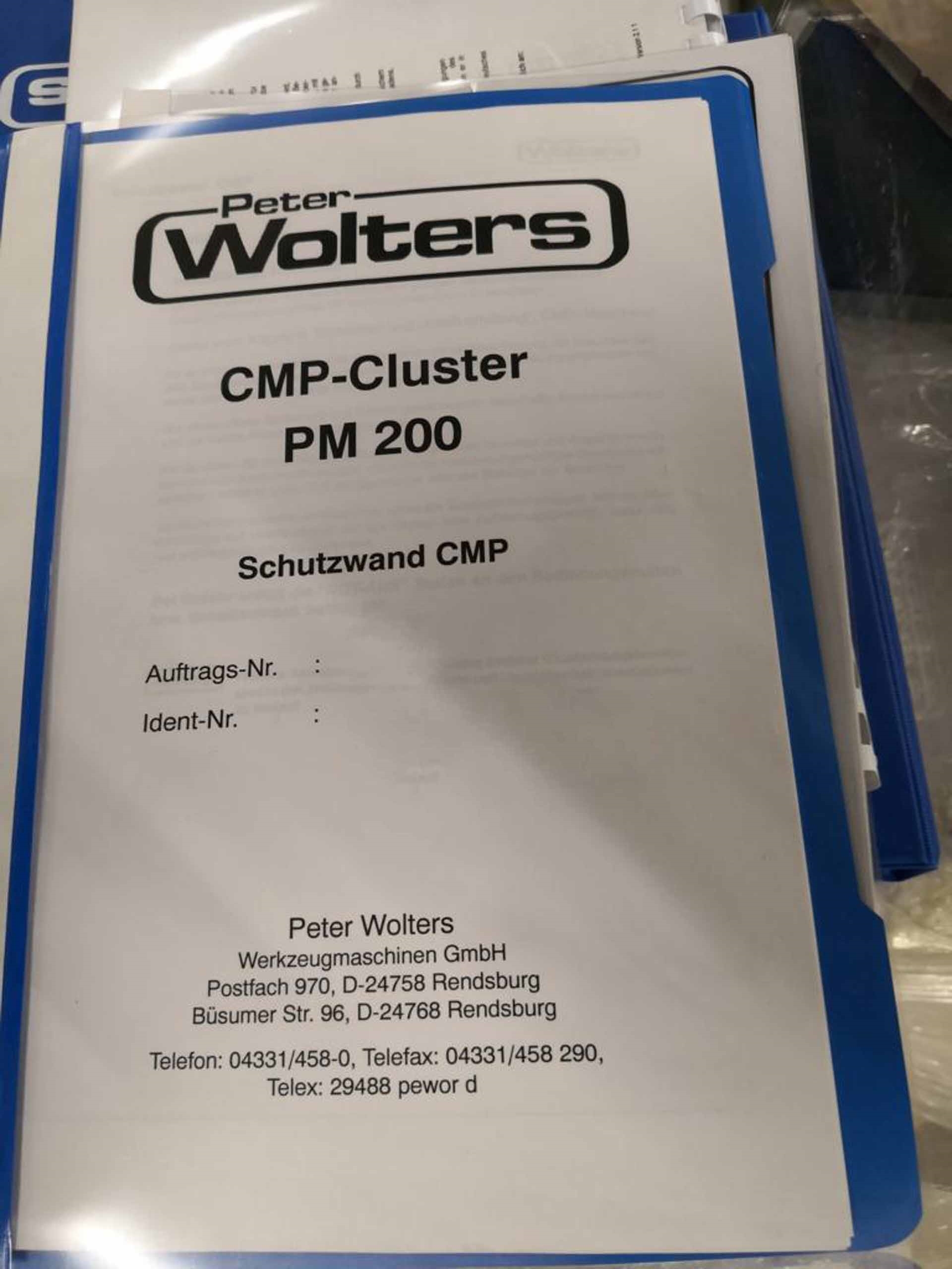 Photo Used PETER WOLTERS PM 200 Gemini For Sale