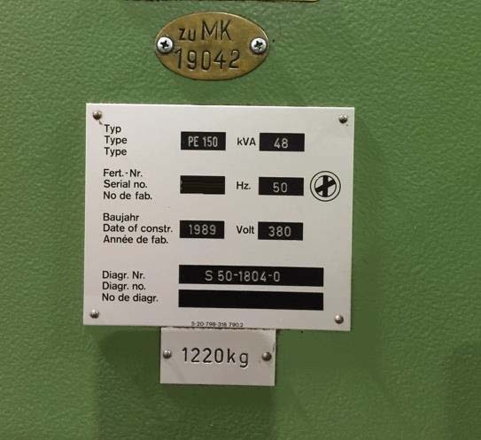 圖為 已使用的 PFAUTER PE 150 待售