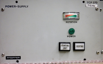 圖為 已使用的 PFEIFFER / BALZERS TCP 270 待售