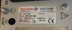 Photo Used PFEIFFER / BALZERS TCP 380 For Sale