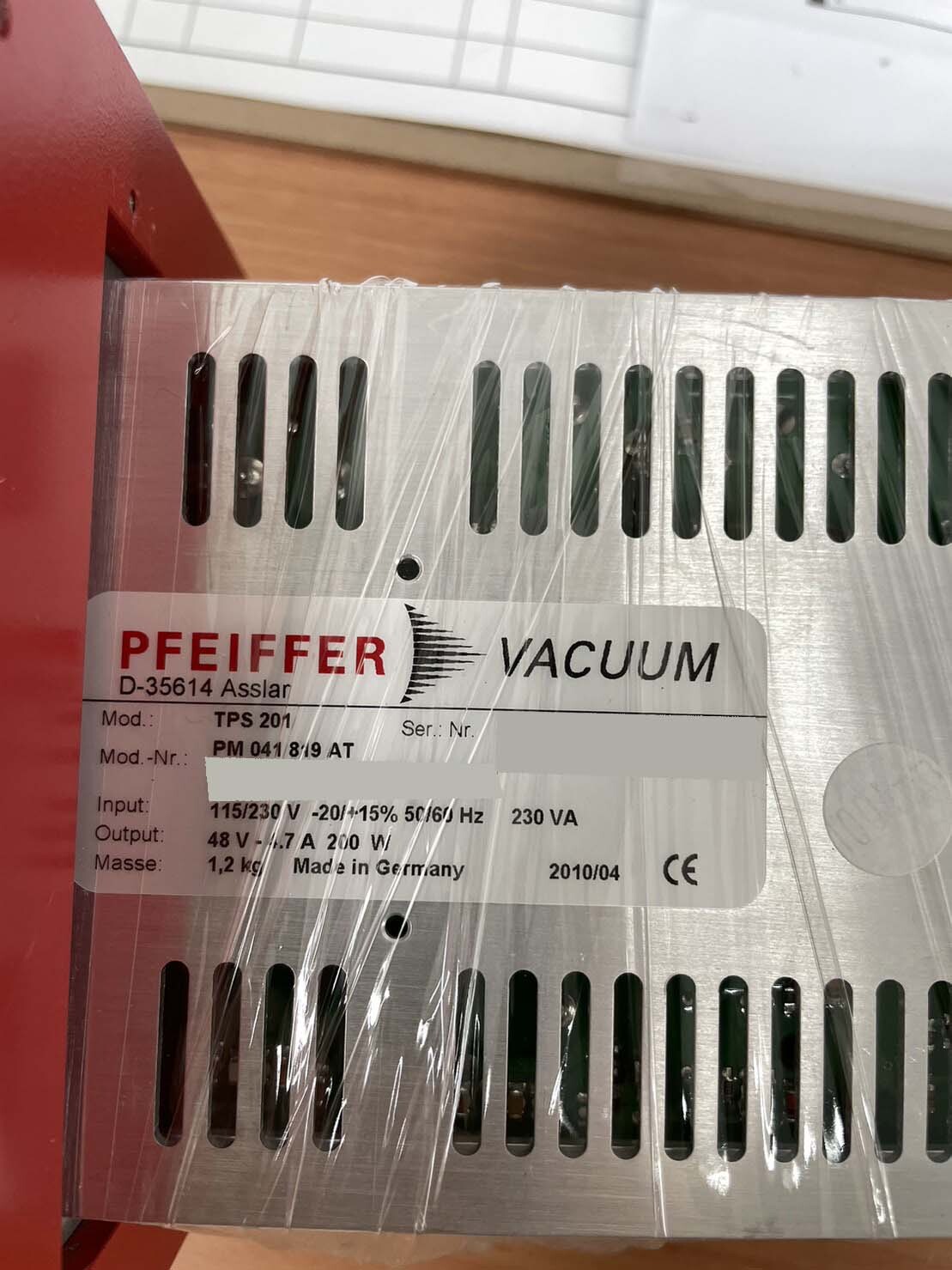圖為 已使用的 PFEIFFER / BALZERS TMH 261 YPX / TPS 201 待售