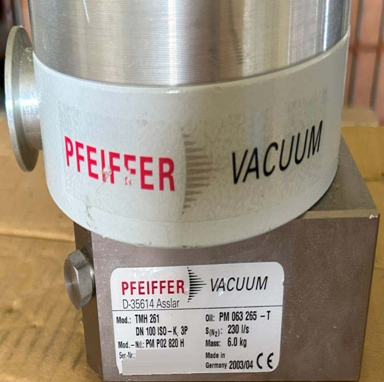 Photo Used PFEIFFER / BALZERS TMH 261 For Sale