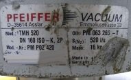 Photo Used PFEIFFER / BALZERS TMH 520 For Sale