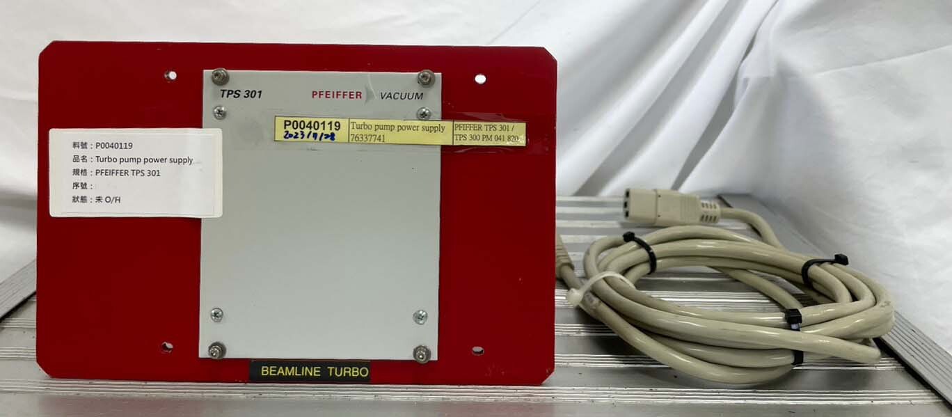 Photo Used PFEIFFER / BALZERS TMH 521 Y P For Sale