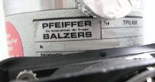 Photo Used PFEIFFER / BALZERS TPU 060 For Sale