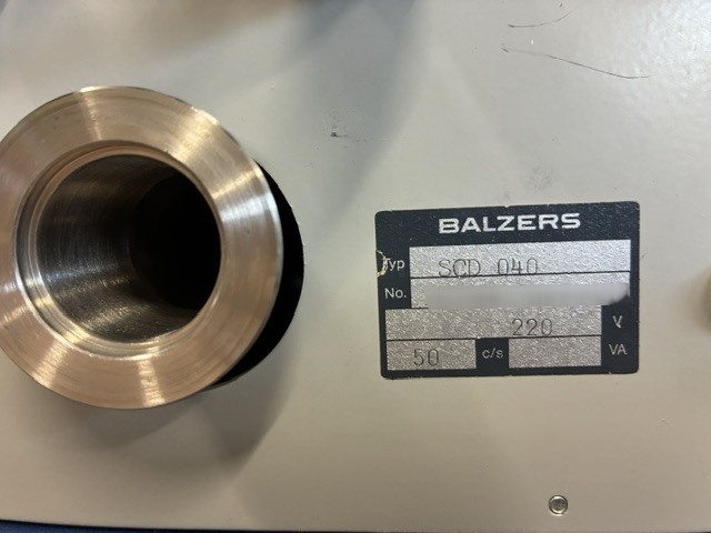 Foto Verwendet PFEIFFER / BALZERS Union SCD 040 Zum Verkauf