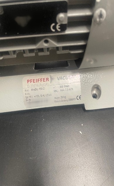 Photo Utilisé PFEIFFER D-35614 Asslar À vendre