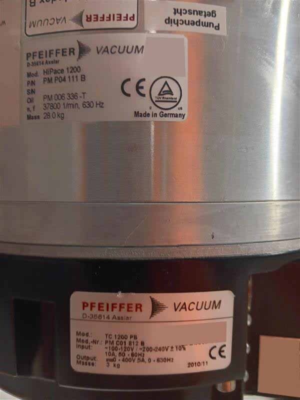 Foto Verwendet PFEIFFER HiPace 1200S Zum Verkauf