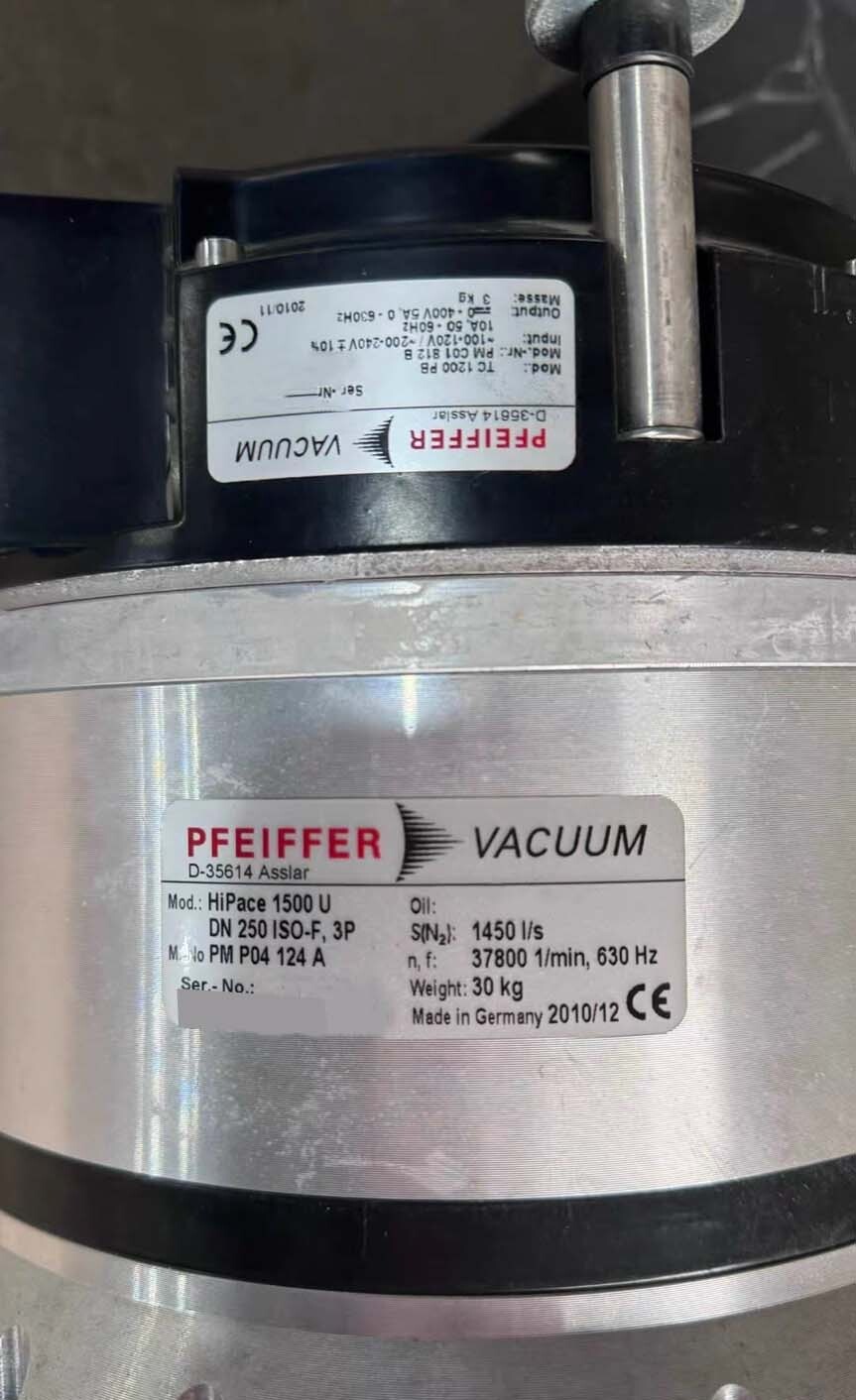 사진 사용됨 PFEIFFER HiPace 1500U 판매용