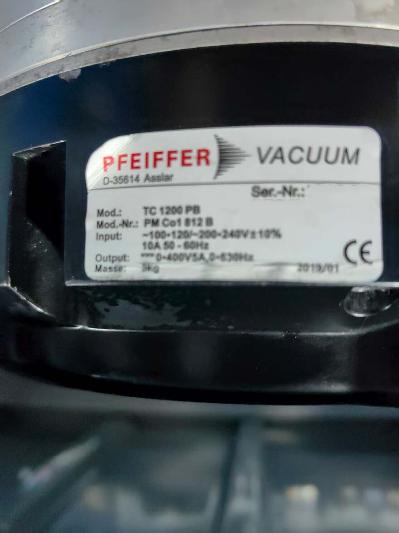 圖為 已使用的 PFEIFFER HiPace 1500U 待售