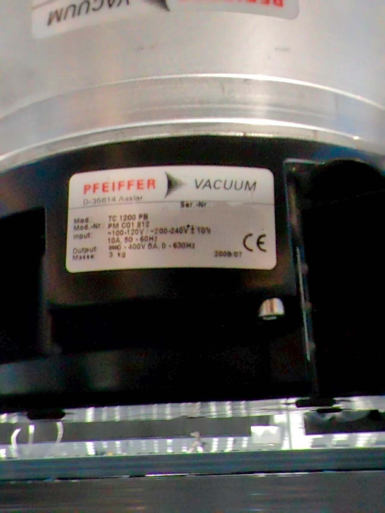 圖為 已使用的 PFEIFFER HiPace 1500U 待售