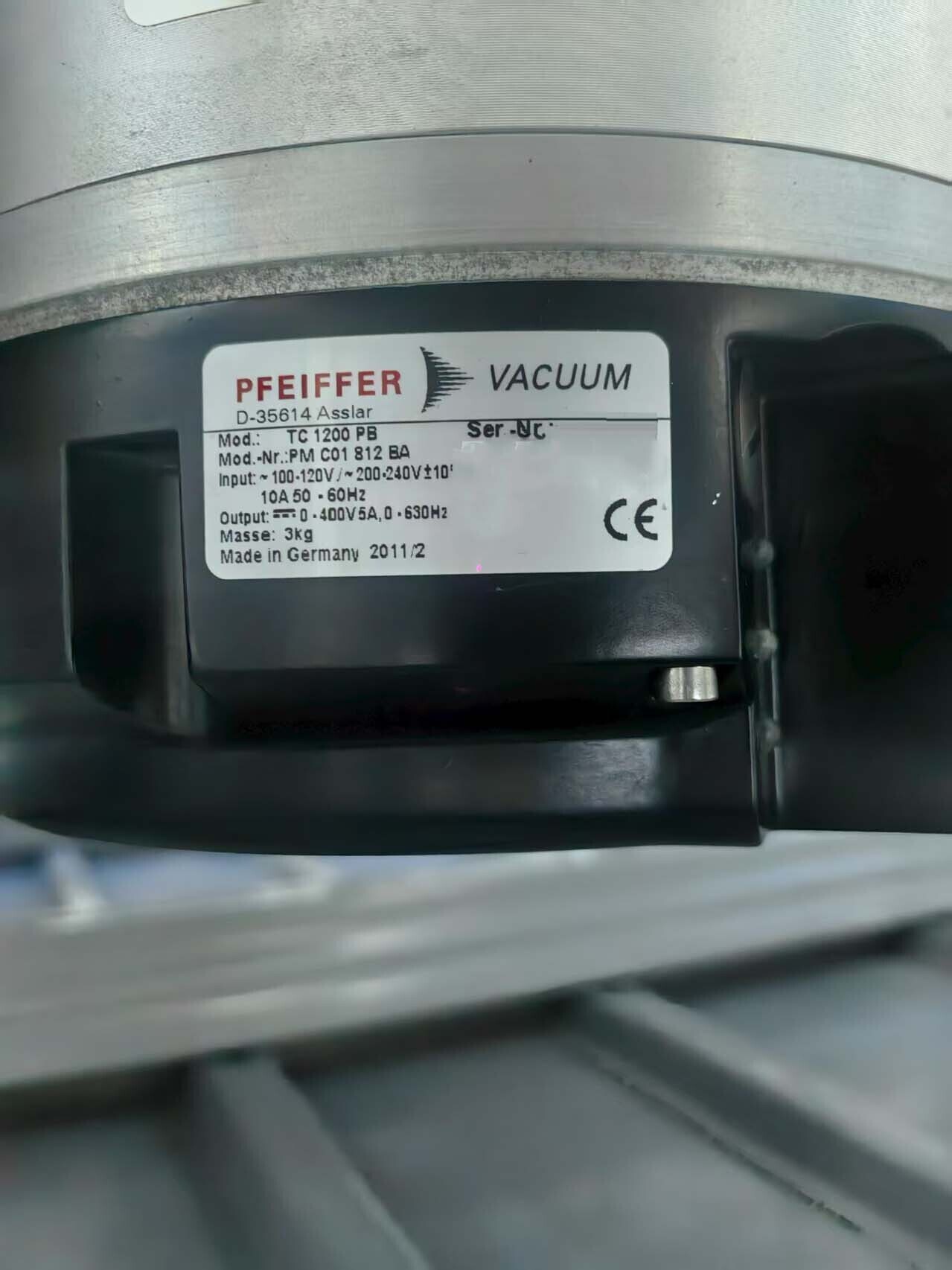 圖為 已使用的 PFEIFFER HiPace 1500U 待售