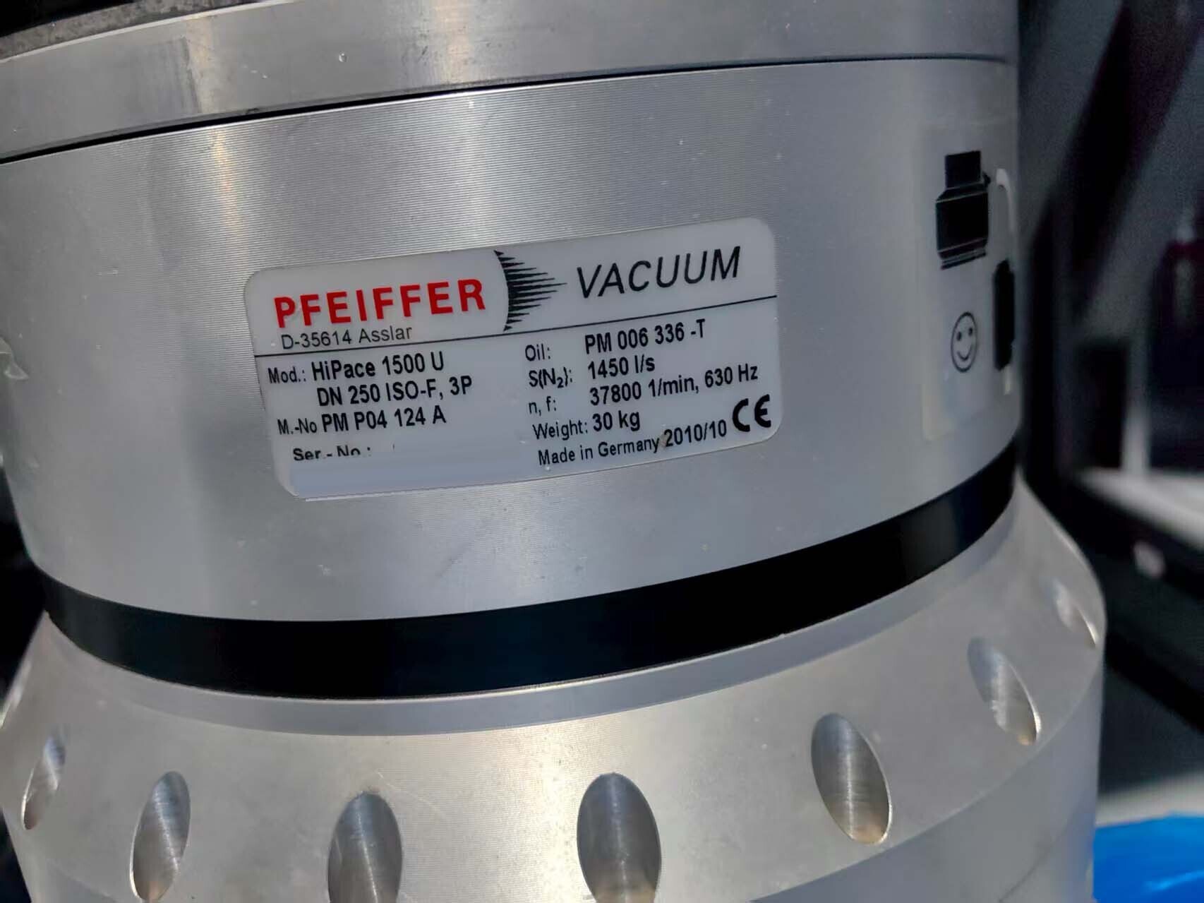 圖為 已使用的 PFEIFFER HiPace 1500U 待售