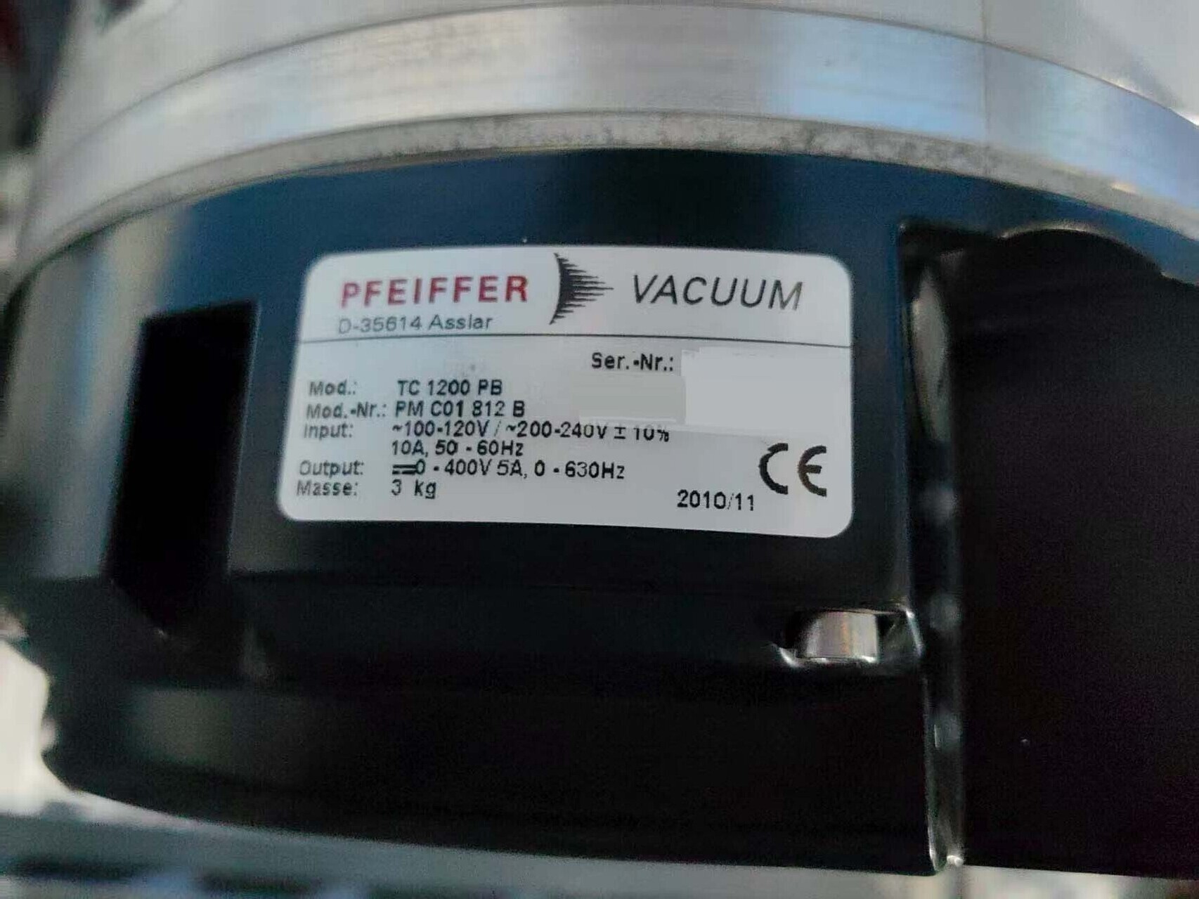 圖為 已使用的 PFEIFFER HiPace 1500U 待售
