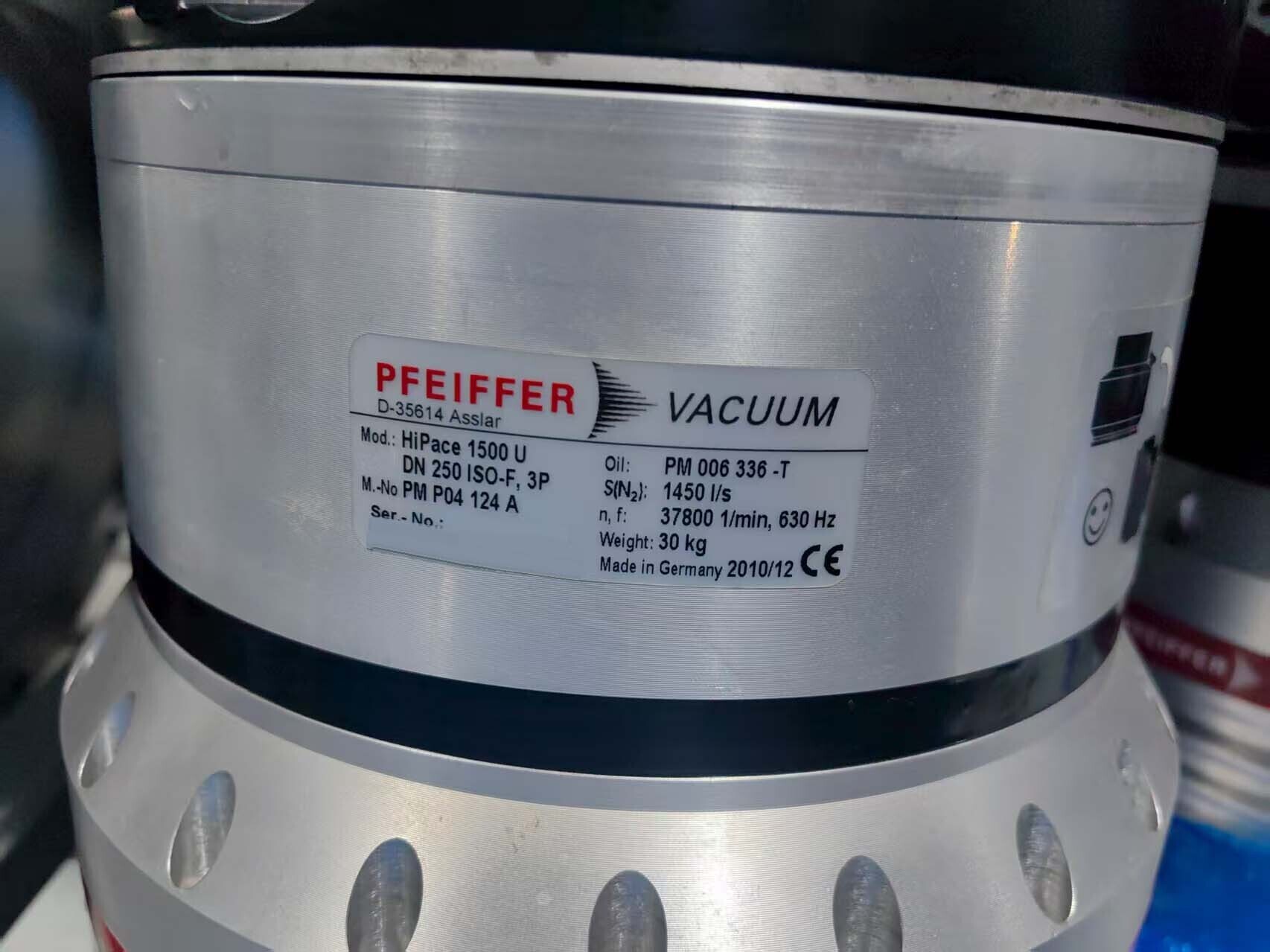 圖為 已使用的 PFEIFFER HiPace 1500U 待售