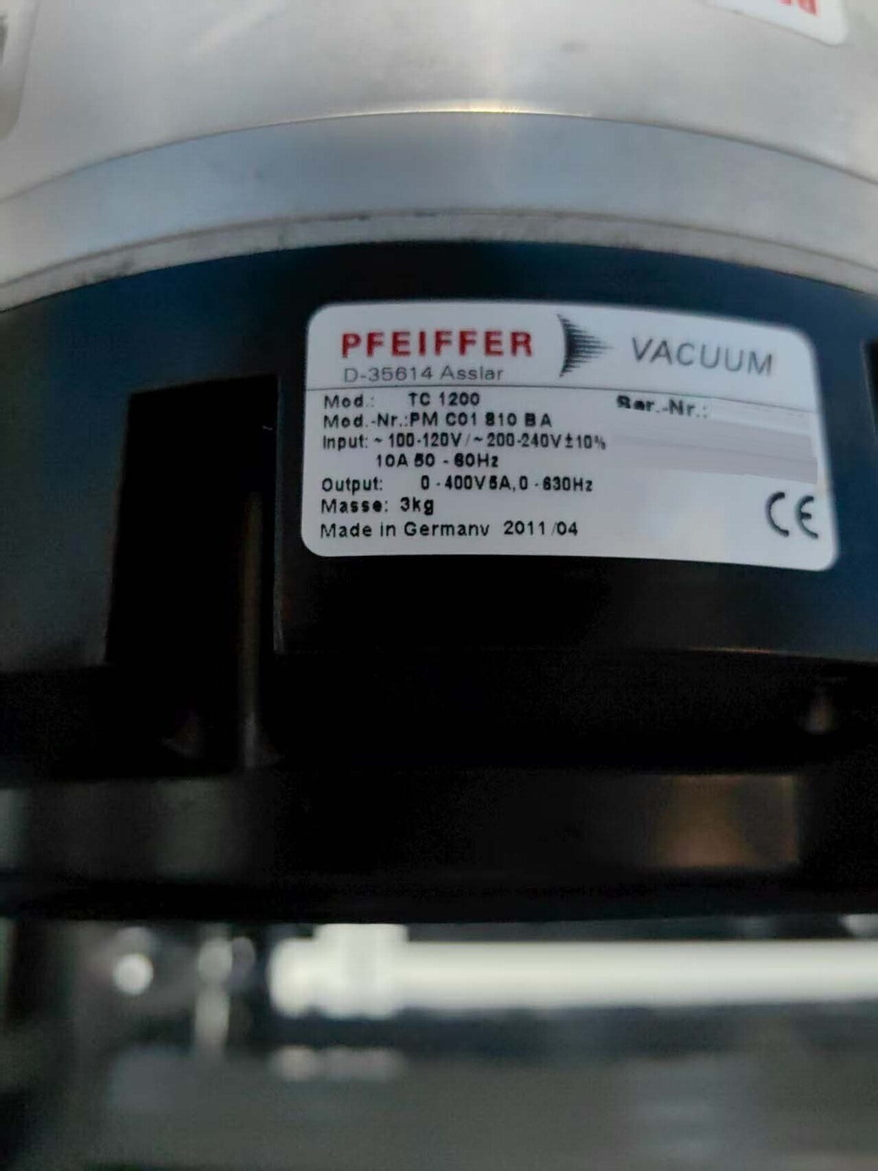 圖為 已使用的 PFEIFFER HiPace 1500U 待售