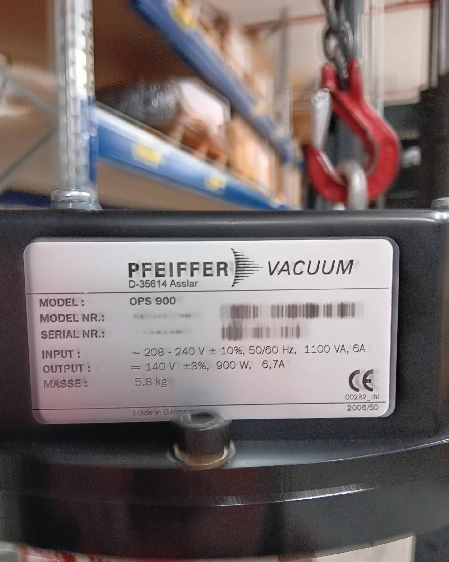 图为 已使用的 PFEIFFER OPS 900 待售