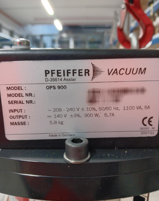 图为 已使用的 PFEIFFER OPS 900 待售