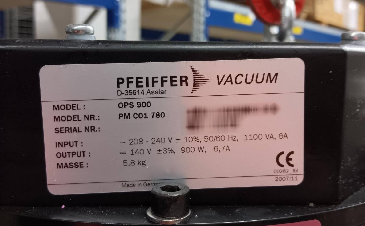 フォト（写真） 使用される PFEIFFER TPH 1201 UPN 販売のために