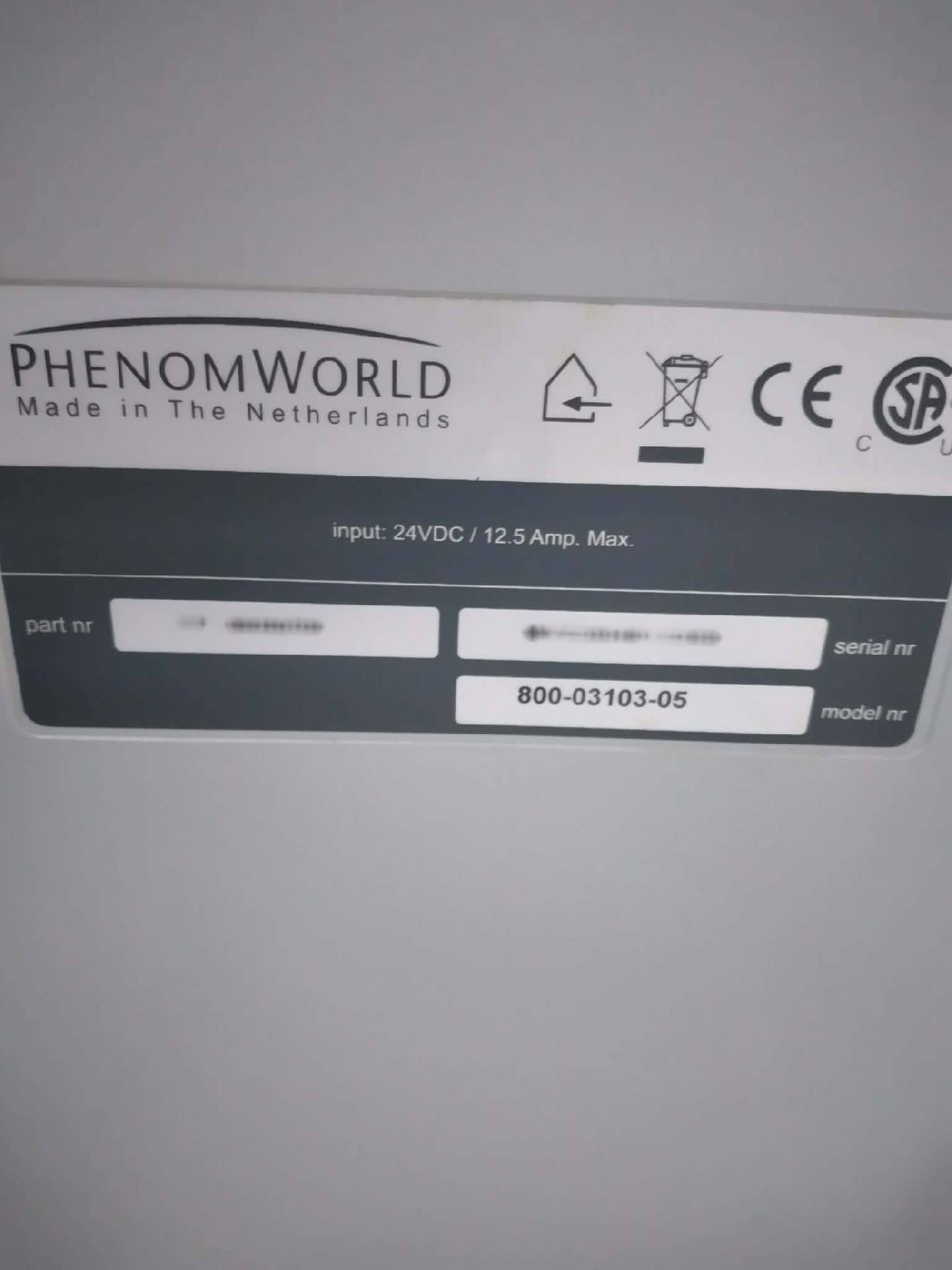 사진 사용됨 PHENOMWORLD Phenom 판매용