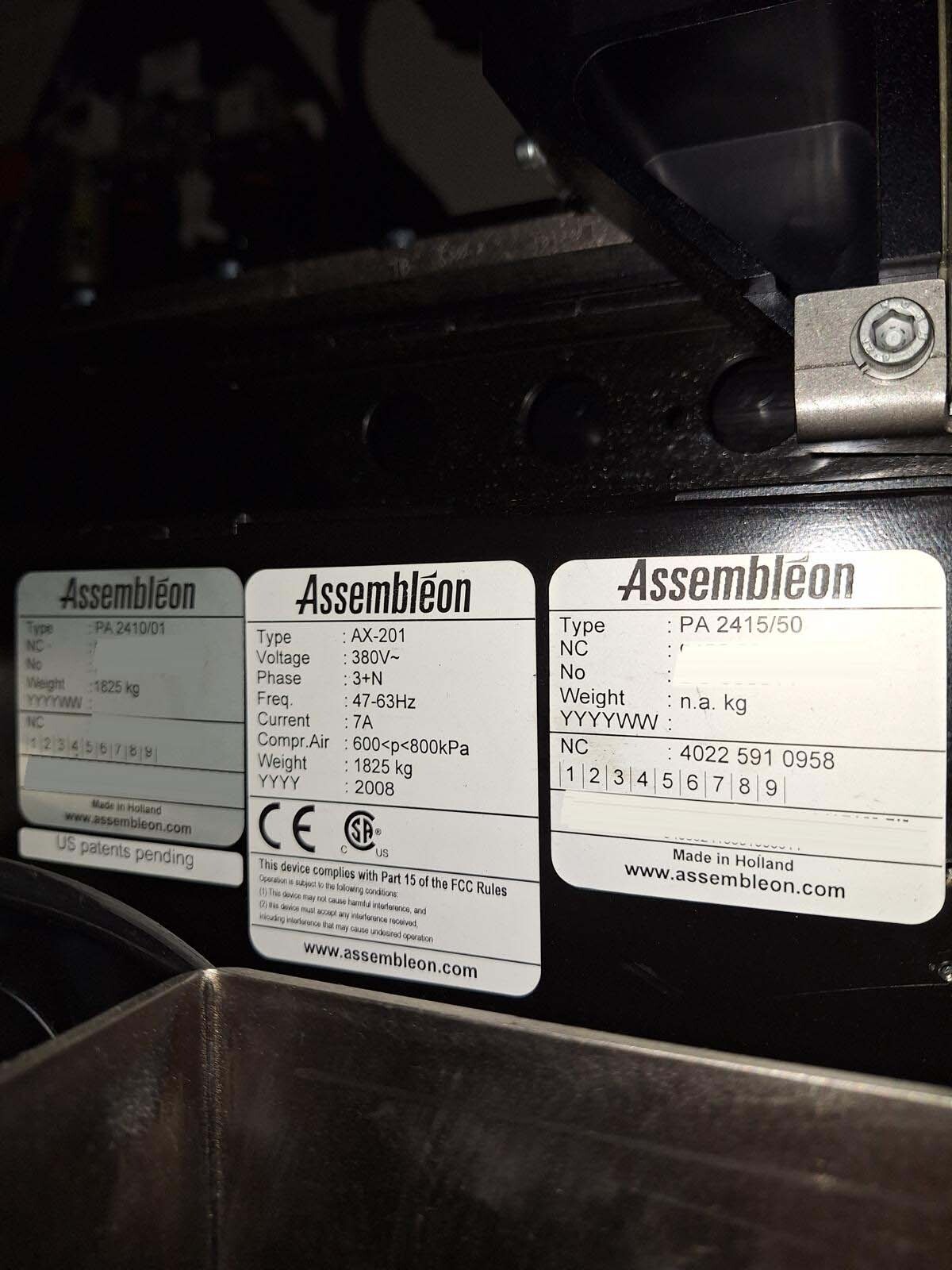 Foto Verwendet PHILIPS / ASSEMBLEON AX201 Zum Verkauf