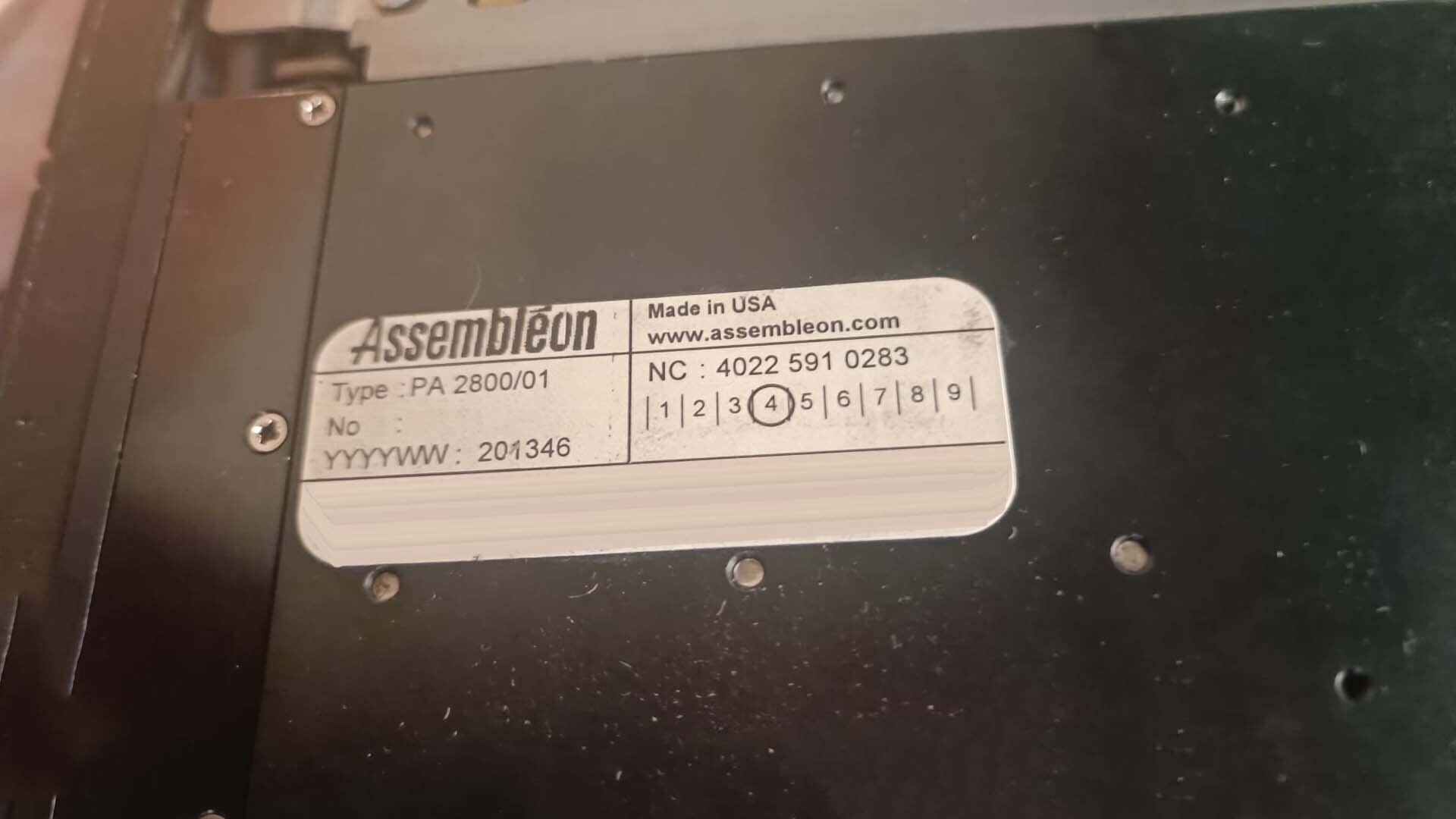 图为 已使用的 PHILIPS / ASSEMBLEON AX301 待售