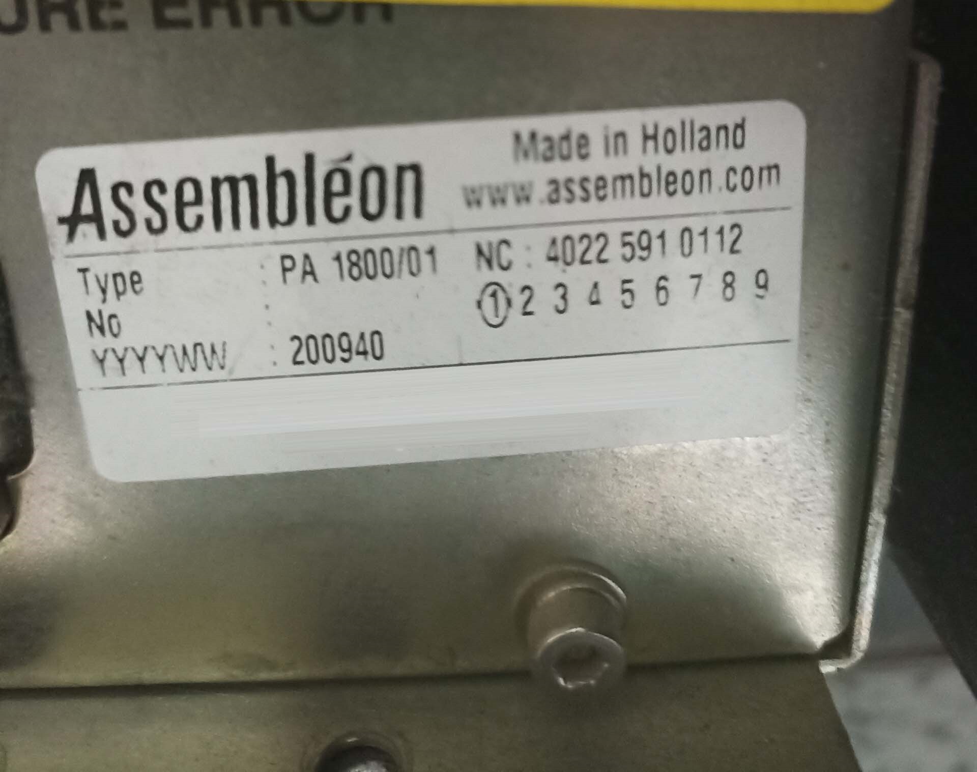 사진 사용됨 PHILIPS / ASSEMBLEON AX501 판매용